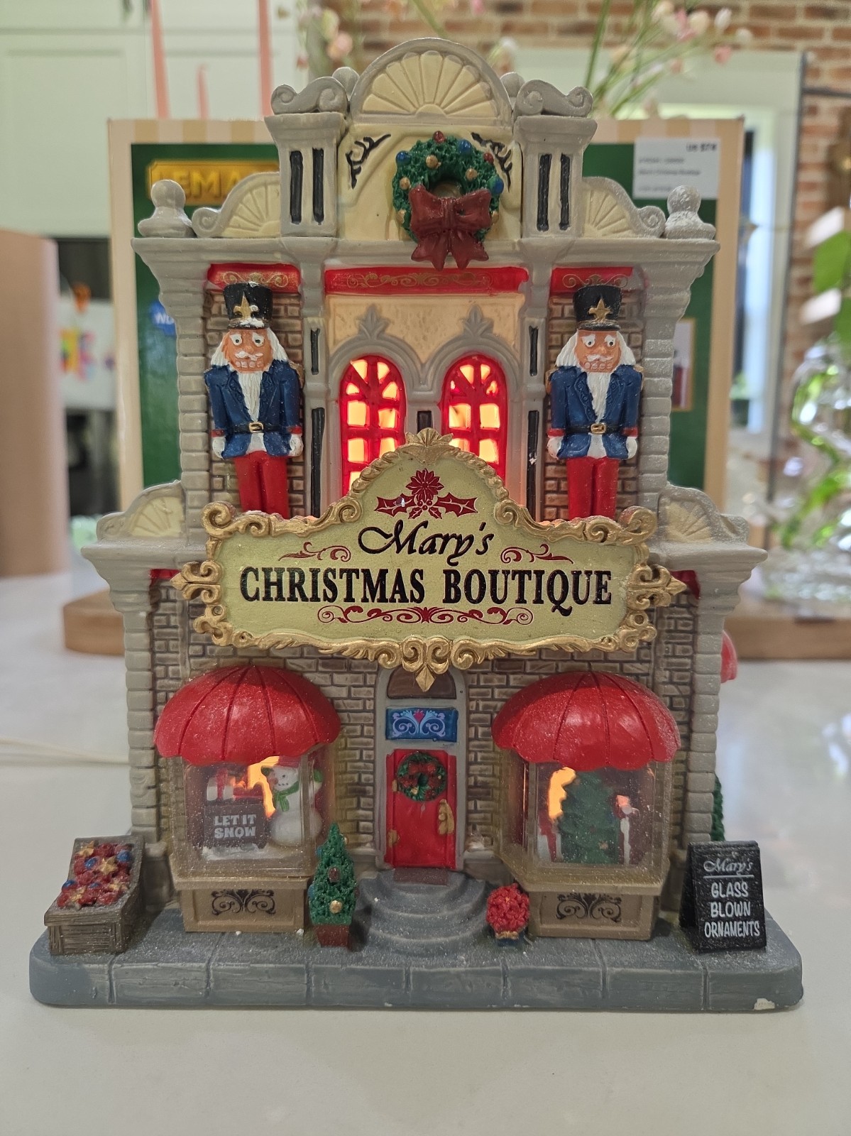 Lemax Mary’s Christmas Boutique #85344 Lighted Building Holiday Home Decor Lemax Mary’s Christmas Boutique #85344 Lighted Building Holiday Home Decor