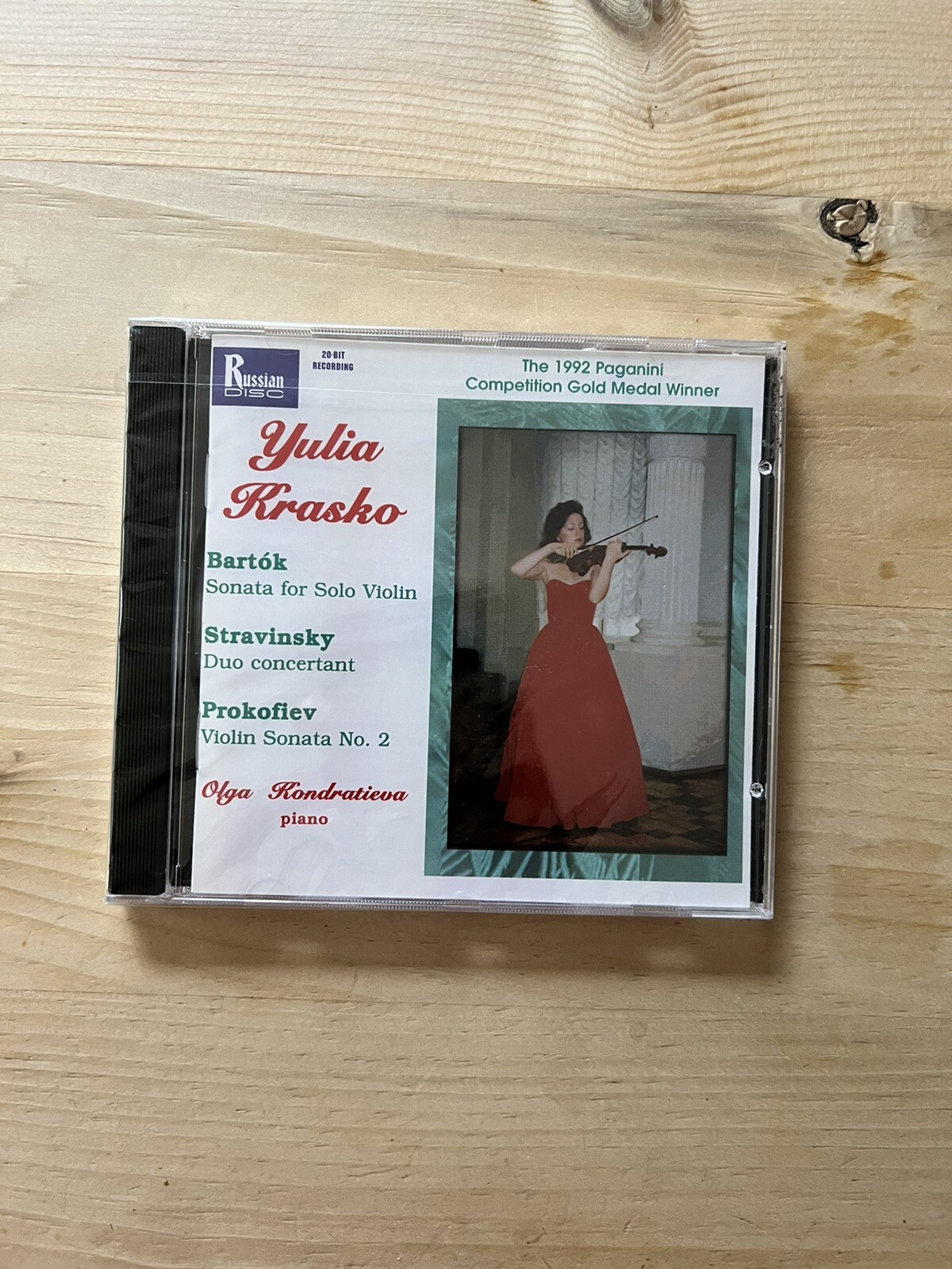 Yulia Krasko • Bartók, Stravinsky, Prokofiev Brand New CD Yulia Krasko • Bartók, Stravinsky, Prokofiev Brand New CD