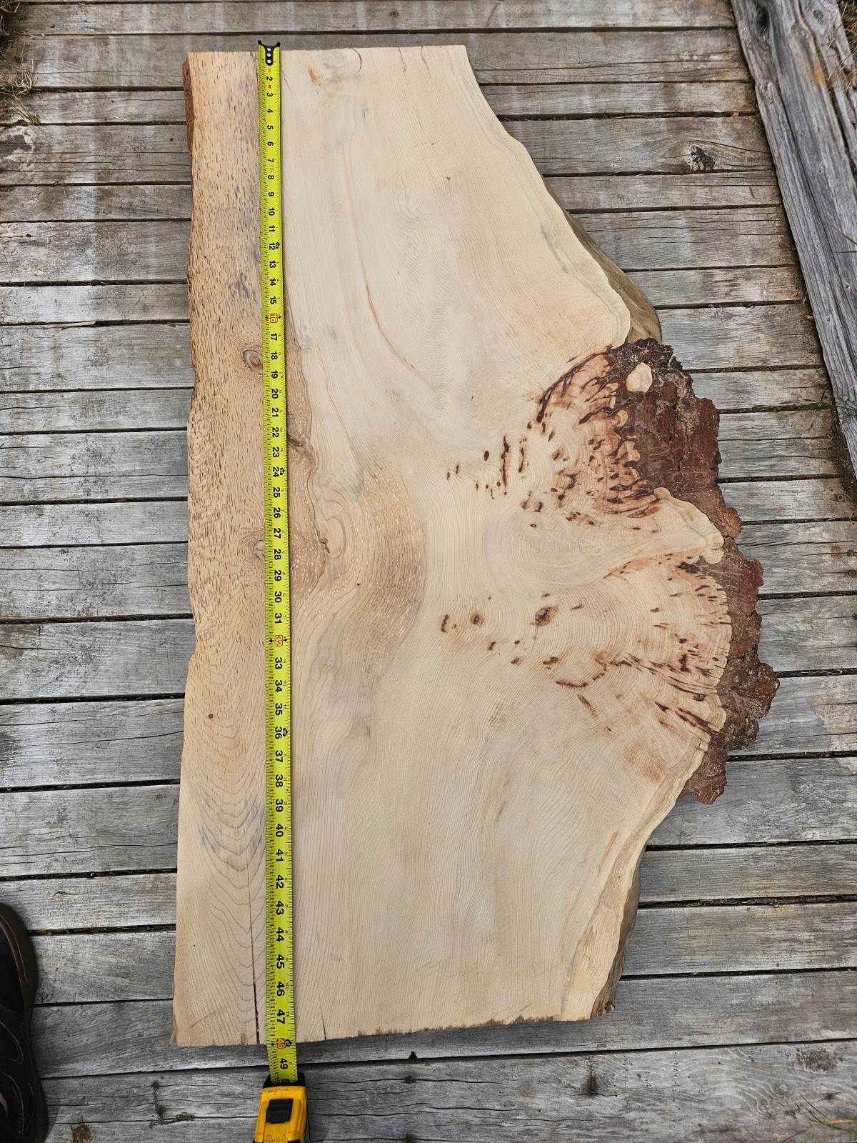 Port Orford White Cedar Table Top Bar Top Slab Port Orford White Cedar Table Top Bar Top Slab
