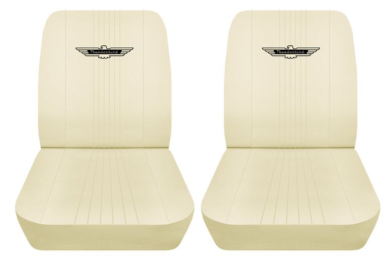 Front seat covers Fits 1955 to 1967 Ford Thunderbird 2door bucket seats w/design