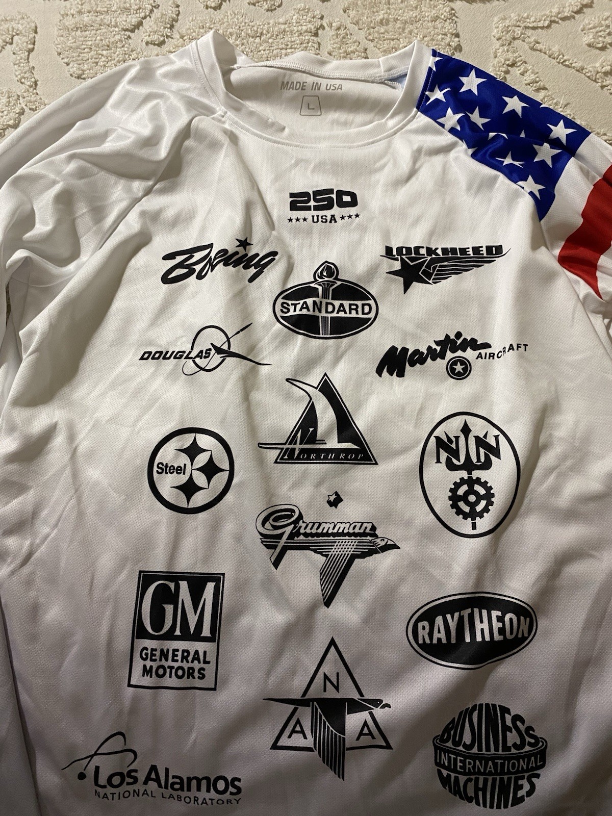 Qilo Tactical Jersey Team USA 250th Anniversary Edition Size Large Qilo Tactical Jersey Team USA 250th Anniversary Edition Size Large