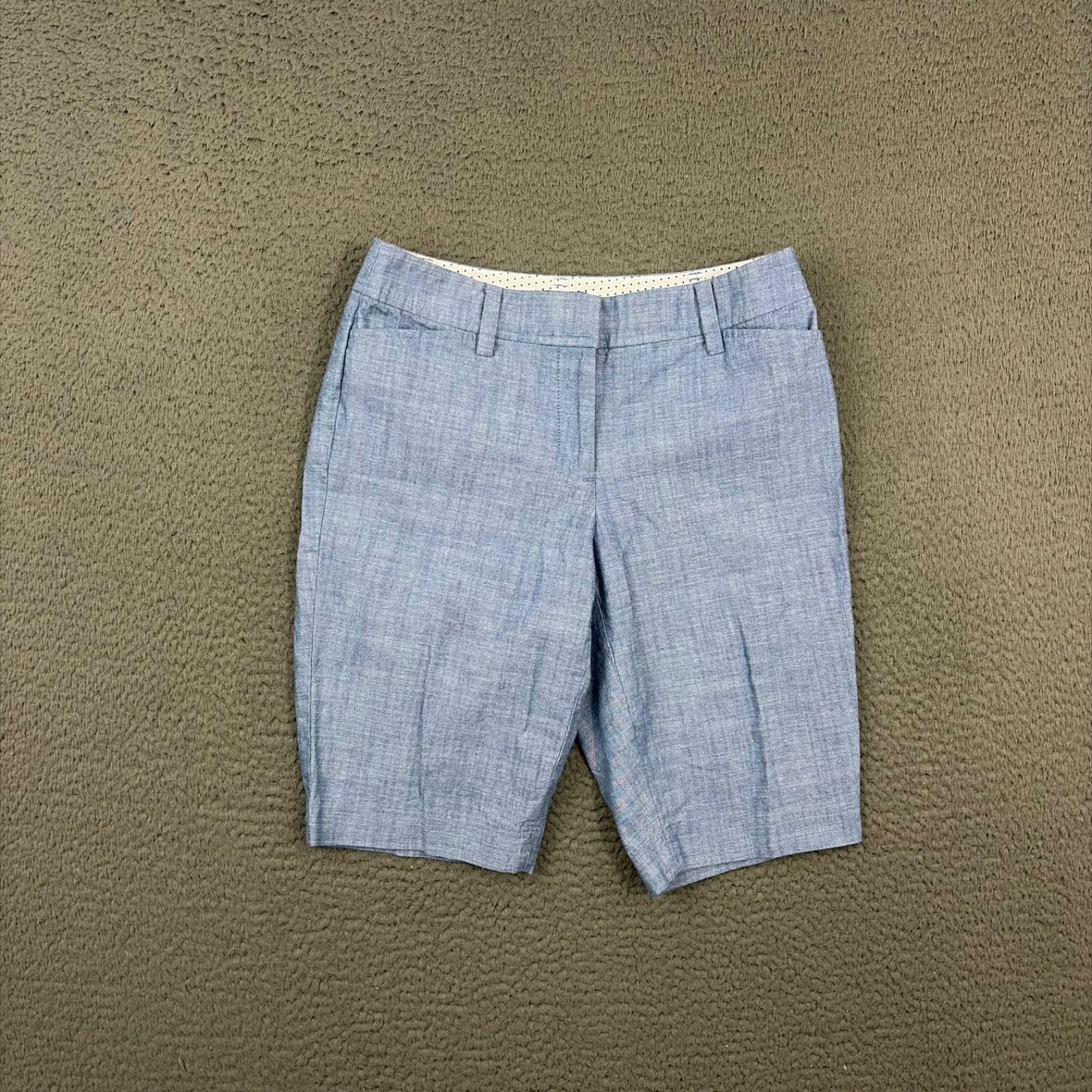 Talbots Perfect Shorts Womens Size 2 Petites Blue 11\ Talbots Perfect Shorts Womens Size 2 Petites Blue 11\