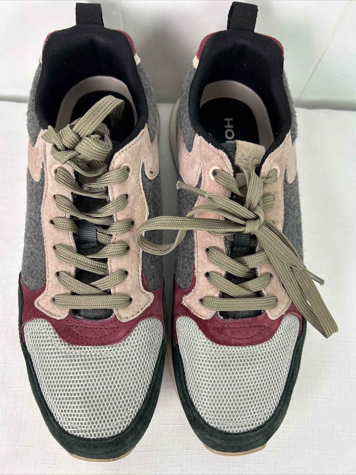 THE HOFF SEOUL WOMEN\'S TENNIS SHOE IN SUEDE/ FABRIC WITH REMOVABLE FOOTBED GR 8 THE HOFF SEOUL WOMEN\'S TENNIS SHOE IN SUEDE/ FABRIC WITH REMOVABLE FOOTBED GR 8