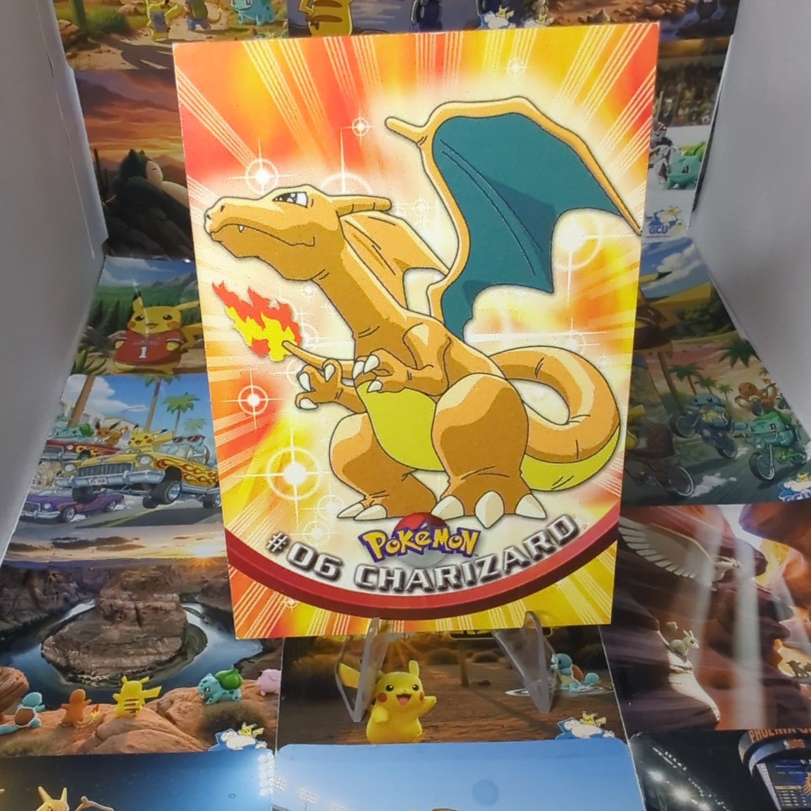 CHARIZARD 1999 TOPPS POKEMON TV ANIMATION vintage Pokemon TRADING CARD CHARIZARD 1999 TOPPS POKEMON TV ANIMATION vintage Pokemon TRADING CARD