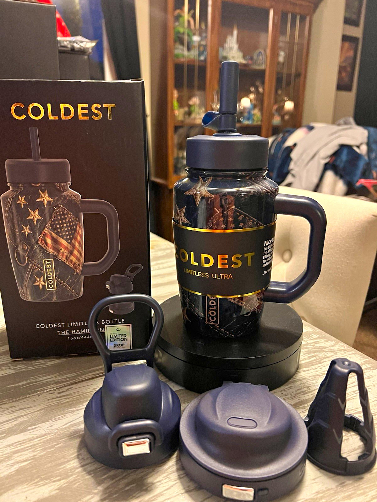 Coldest BNIB 15 oz “The Hamilton” 250th Anniversary Bottle Limited Edition Coldest BNIB 15 oz “The Hamilton” 250th Anniversary Bottle Limited Edition