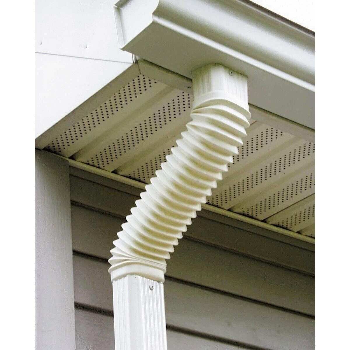 Amerimax 2X3 Wht Flex Elbow Amerimax 2X3 Wht Flex Elbow