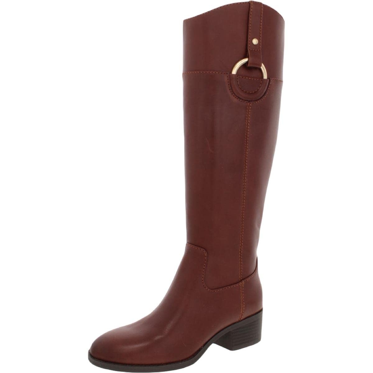 Alfani Womens Bexleyy Leather Tall Riding Boots Brown 9 Medium (B,M) Alfani Womens Bexleyy Leather Tall Riding Boots Brown 9 Medium (B,M)