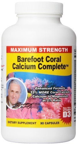 Barefoot Coral Calcium Complete - Bob Barefoot 90 Count - 1500mg Coral Calcium