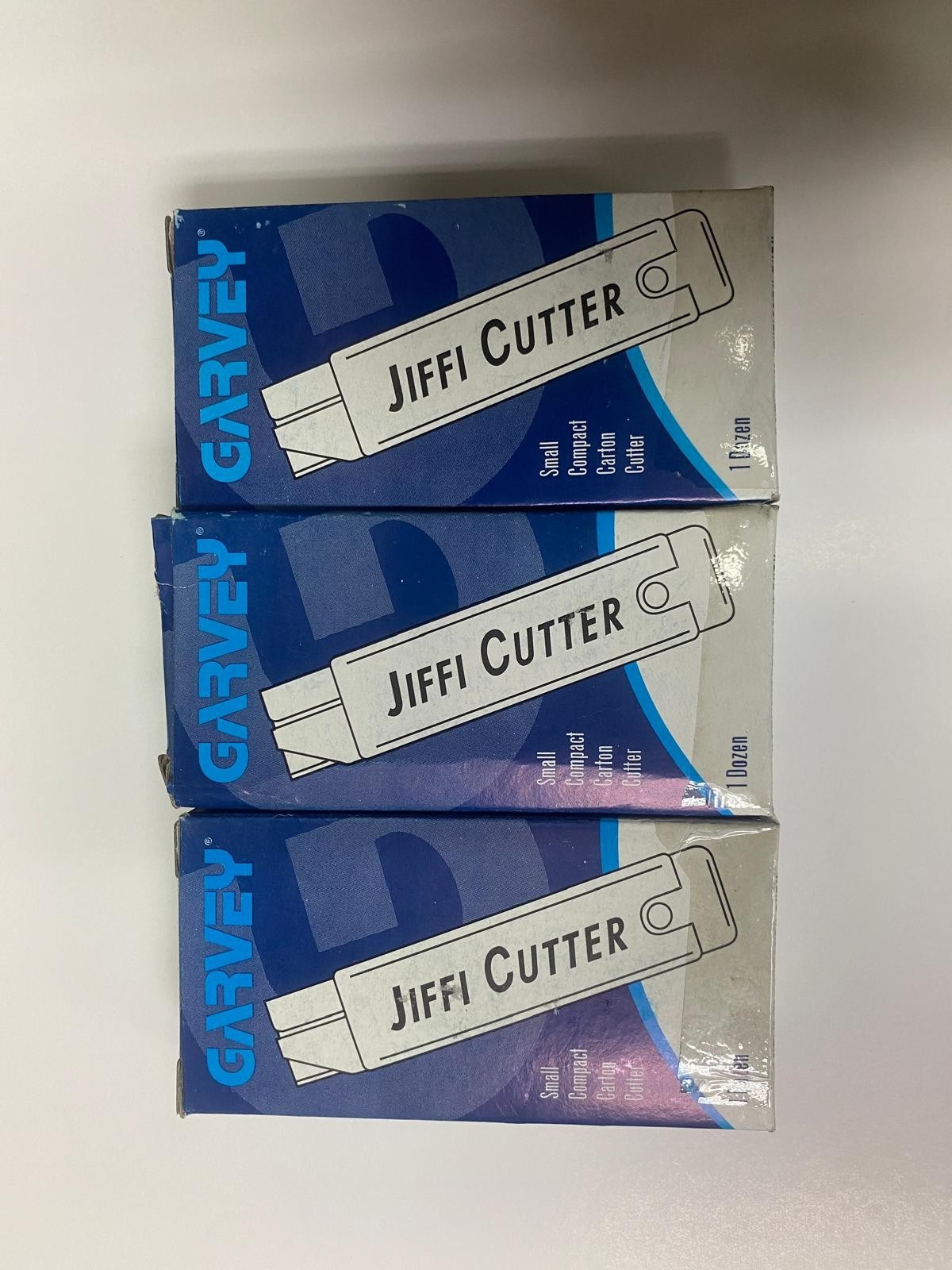 one dz New  Genuine Garvey Jiffi carton  Cutter one boxes (priority shipping)