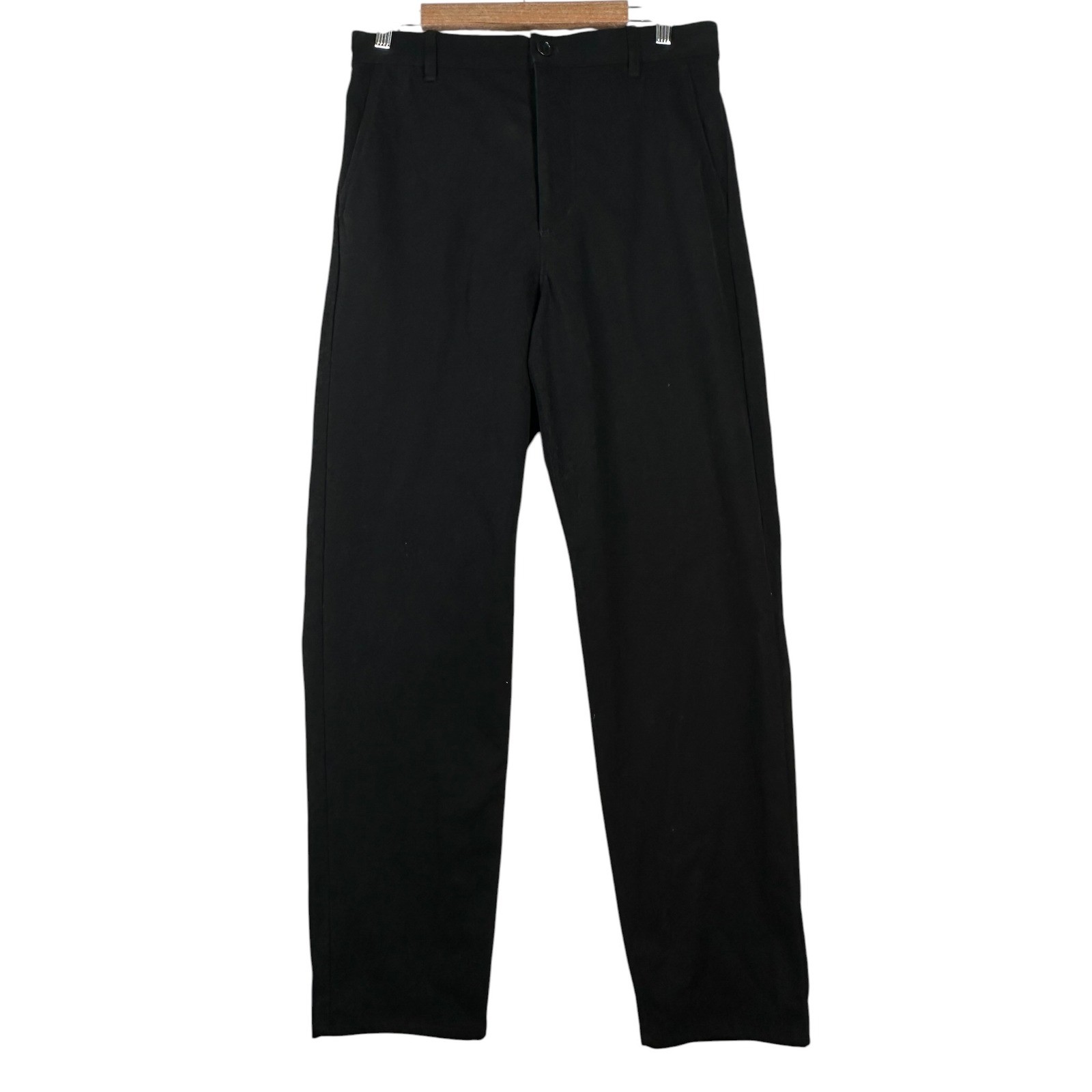 COS Womens Black Straight Leg Tailored Trousers Pants 6 Cotton Blend Button Fly COS Womens Black Straight Leg Tailored Trousers Pants 6 Cotton Blend Button Fly