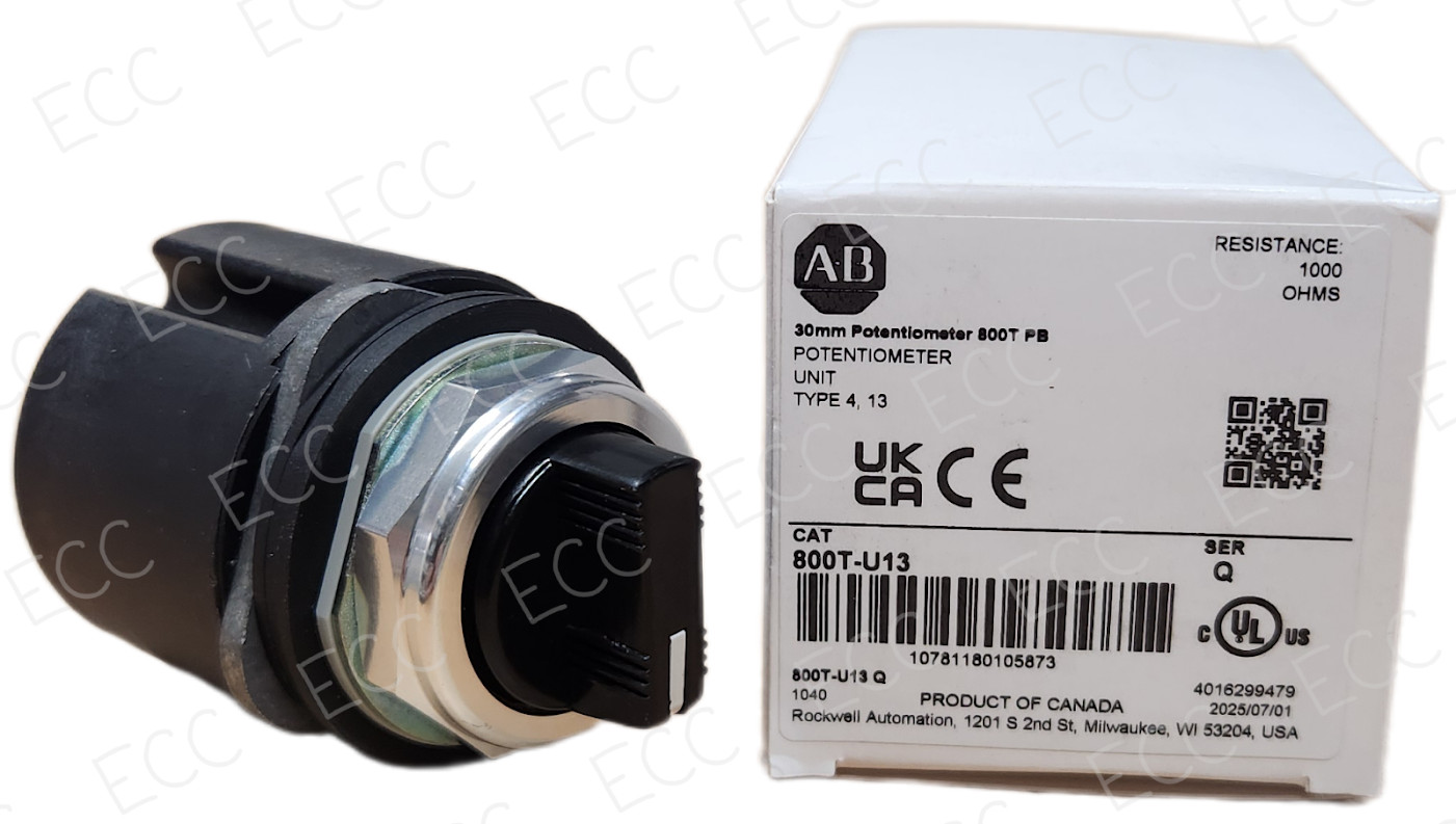 New Allen Bradley 800T-U13 * 30mm Potentiometer 1000 OHMS New Allen Bradley 800T-U13 * 30mm Potentiometer 1000 OHMS