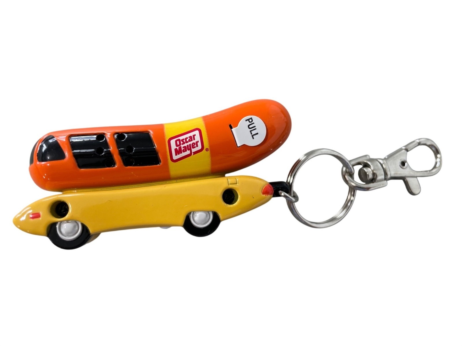 Oscar Mayer Wienermobile Keychain Toy 2005 Orange Plays Jingle Collectible NEW Oscar Mayer Wienermobile Keychain Toy 2005 Orange Plays Jingle Collectible NEW