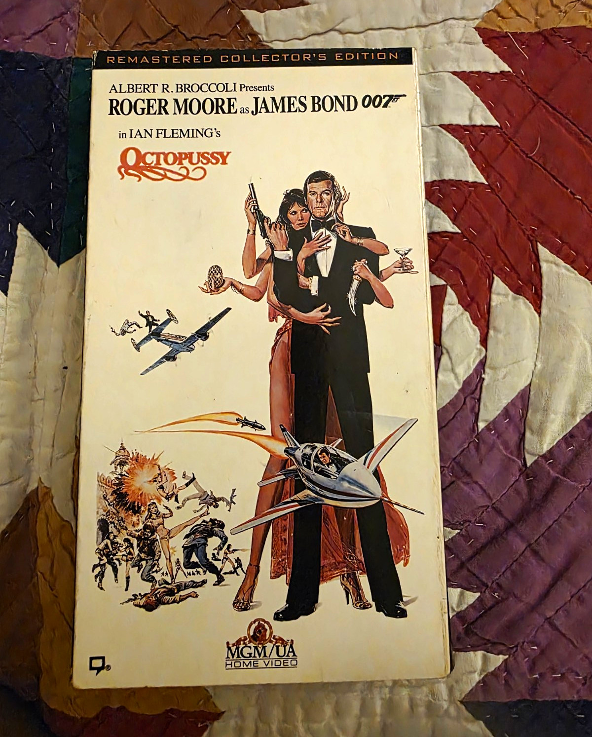 MGM/UA Home Video Octopussy VHS 1983 NTSC PG English Spy Roger Moore Rem MGM/UA Home Video Octopussy VHS 1983 NTSC PG English Spy Roger Moore Rem