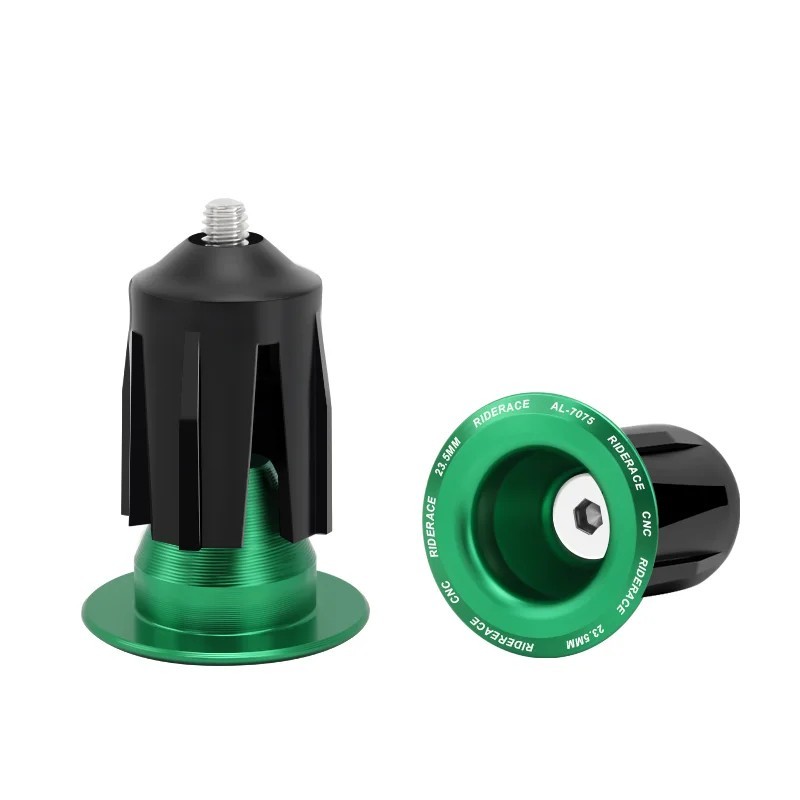 1 Pair Bike Handlebar End Plugs Aluminum Alloy Mountain
