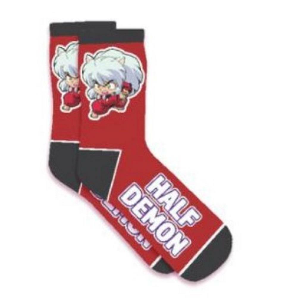 InuYasha Half Demon Crew Socks InuYasha Half Demon Crew Socks