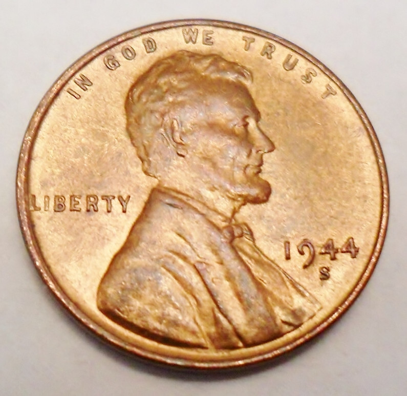 1944 S Lincoln Wheat Cent / Penny AVE CIRCULATED **FREE SHIPPING** 1944 S Lincoln Wheat Cent / Penny AVE CIRCULATED **FREE SHIPPING**