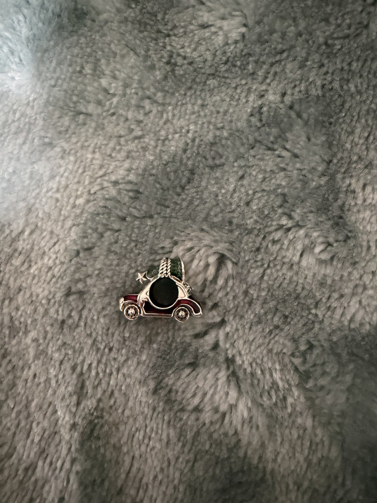 PANDORA Festive Car & Christmas Tree Holiday Charm 925 Silver