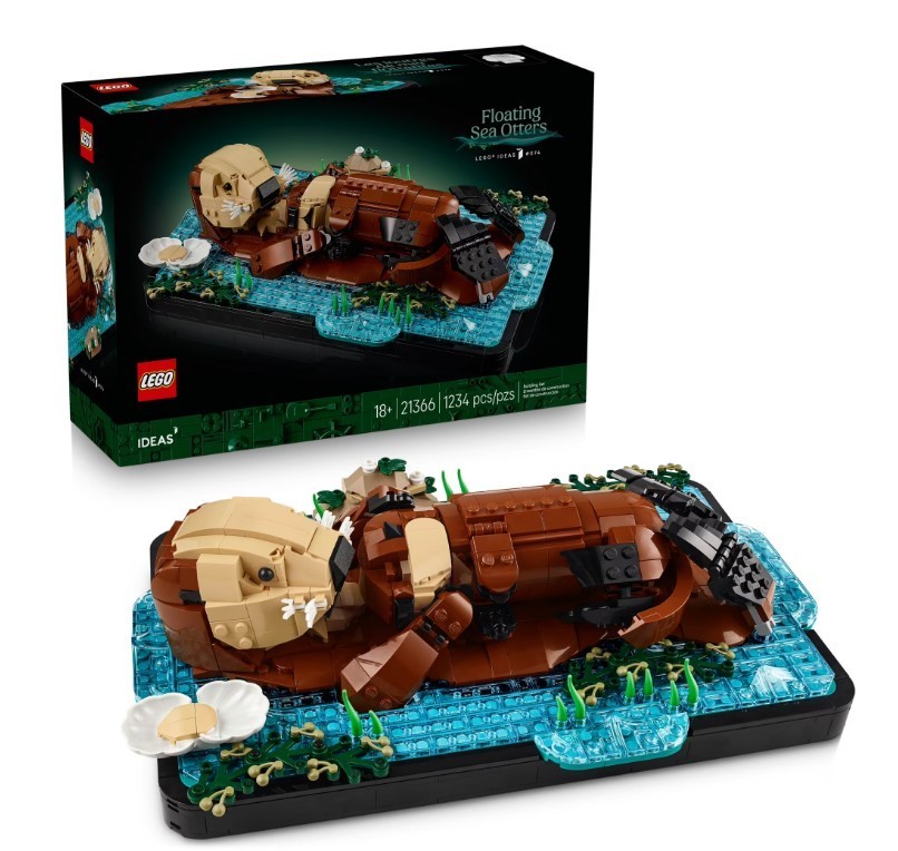 [BIG SALE] LEGO Ideas Floating Sea Otters Building Sets  - 21366
