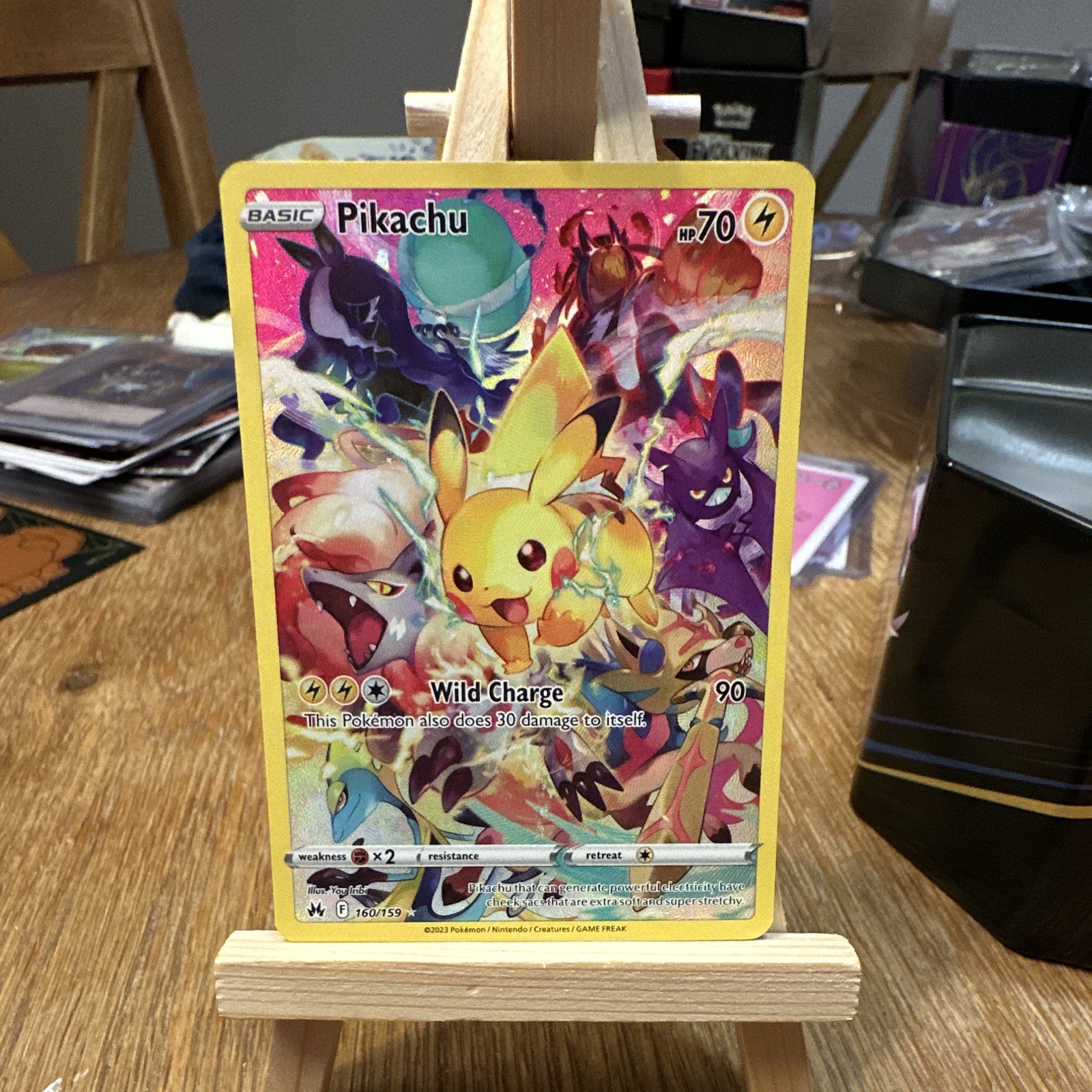 The Pokémon Company Pikachu 160/159 Crown Zenith Holo Secret Rare ENG 70HP The Pokémon Company Pikachu 160/159 Crown Zenith Holo Secret Rare ENG 70HP