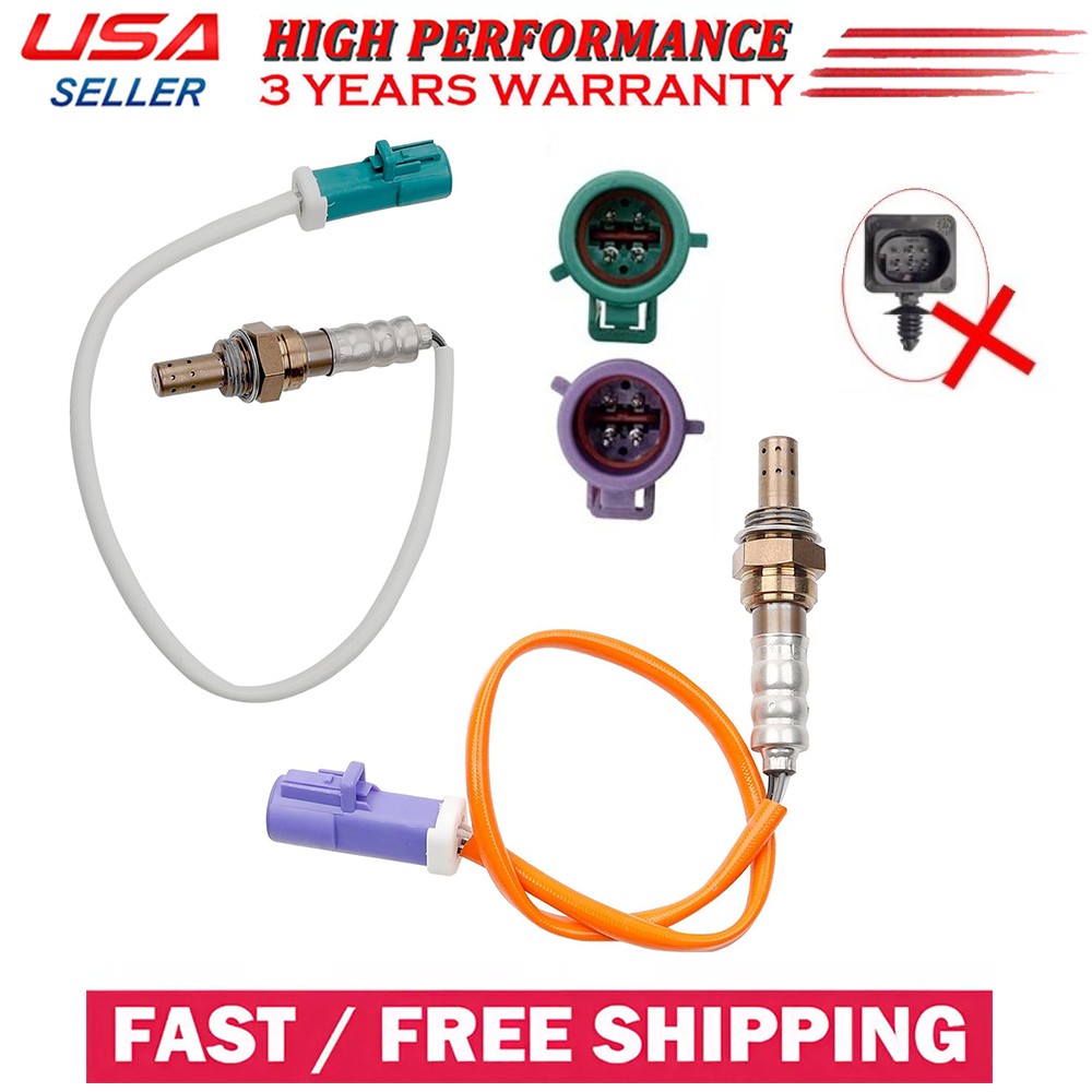 2pcs For Ford Fiesta 1.6L L4 2011-2019 02 Oxygen O2 Sensor Upstream Downstream