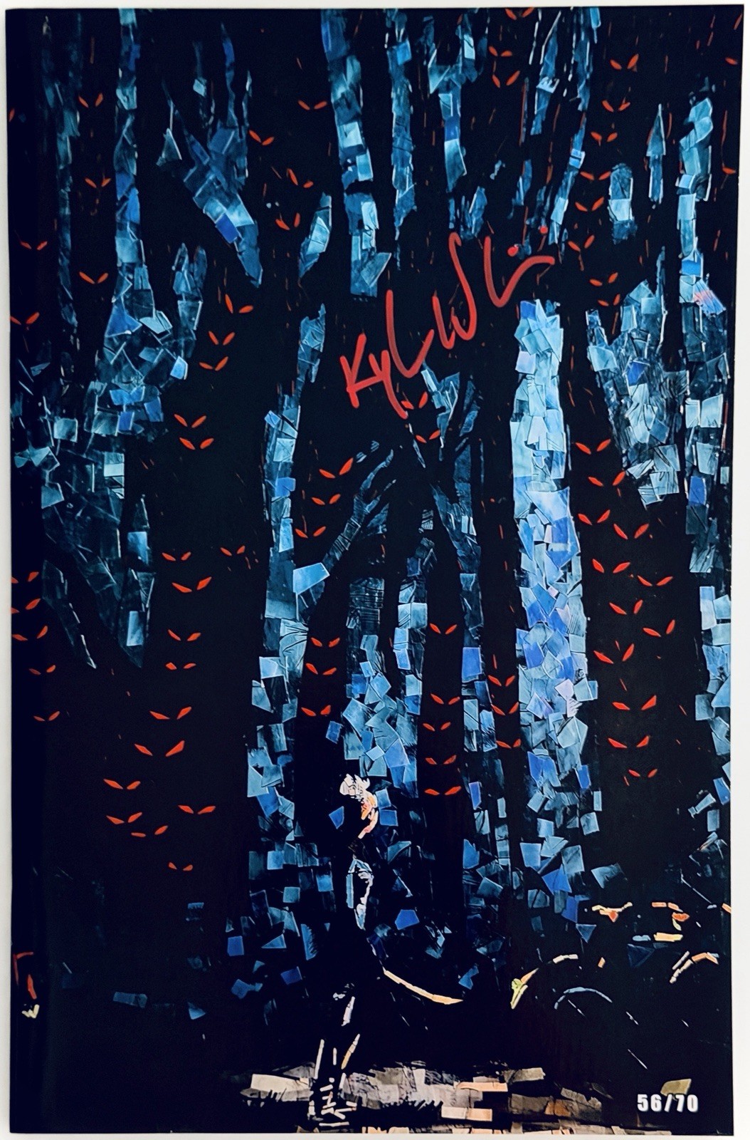 SIKTC Holo Foil Mosaic Scrapbook - MegaCon Excl Ltd 70 - Signed Kyle Willis +COA SIKTC Holo Foil Mosaic Scrapbook - MegaCon Excl Ltd 70 - Signed Kyle Willis +COA