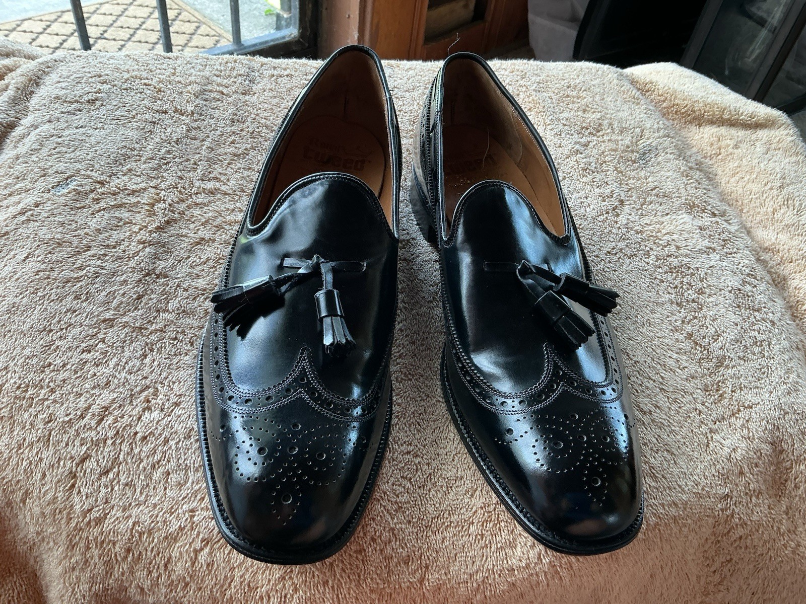 Vintage Royal Tweed by Church’s English Shoes Made in England New In Box NOS