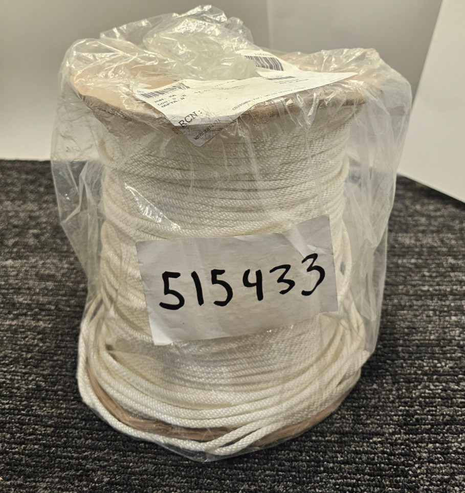 1000FT 515433 White Solid Braided Nylon Cord 3/16\