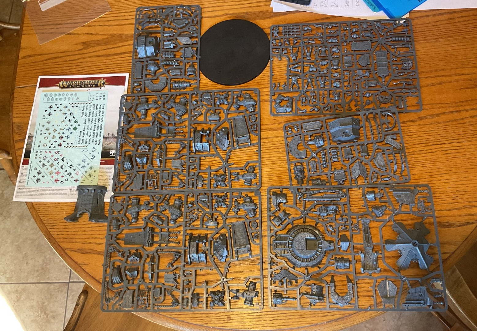 Age of Sigmar Cities of Sigmar cannonade cogfort on sprue complete no box Age of Sigmar Cities of Sigmar cannonade cogfort on sprue complete no box