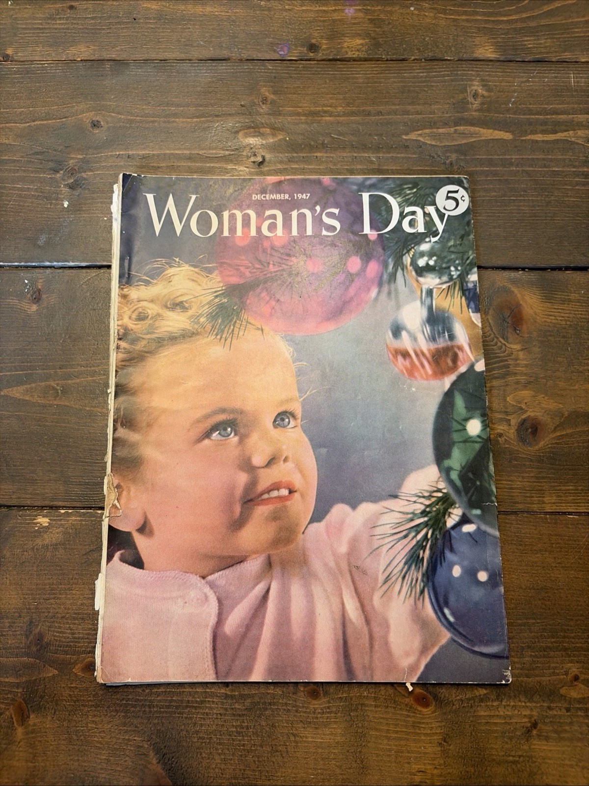 December 1947 Woman’s Day Magazine Vintage Mid Century Holiday Issue
