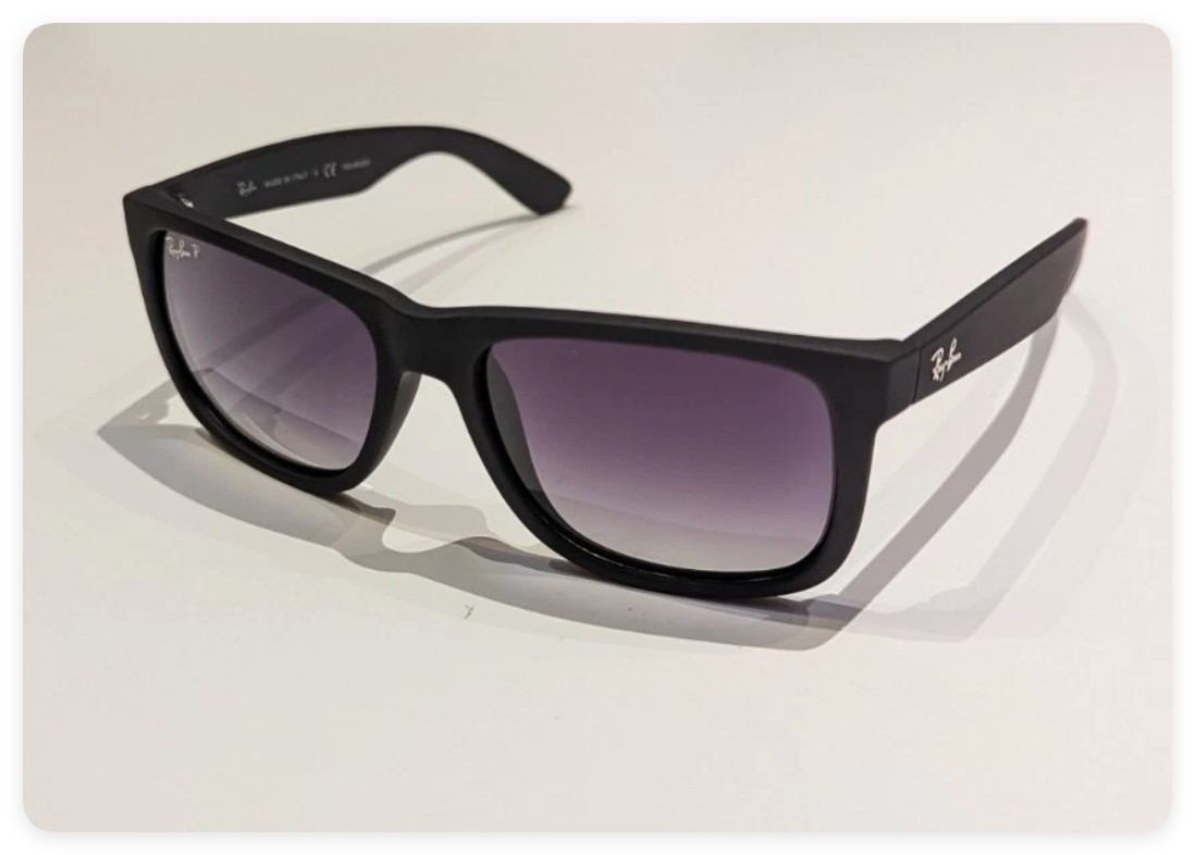 US Ray-Ban RB4165 622/T3 Justin Polarized Sunglasses Grey Classic Frame 54mm US Ray-Ban RB4165 622/T3 Justin Polarized Sunglasses Grey Classic Frame 54mm