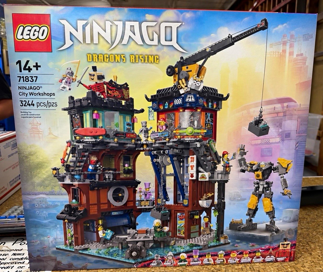 LEGO NINJAGO City Workshops Dragons Rising 71837 Set 3244pcs Age 14+ LEGO NINJAGO City Workshops Dragons Rising 71837 Set 3244pcs Age 14+