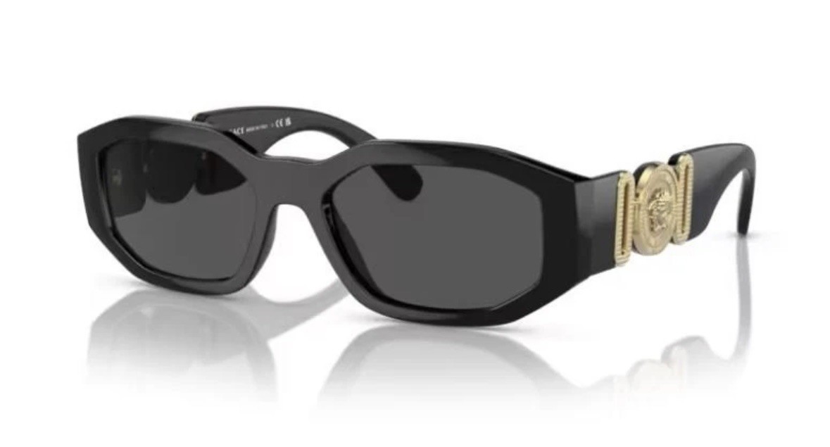 Versace Unisex Sunglasses VE4361 GB1/87 53mm Versace Unisex Sunglasses VE4361 GB1/87 53mm
