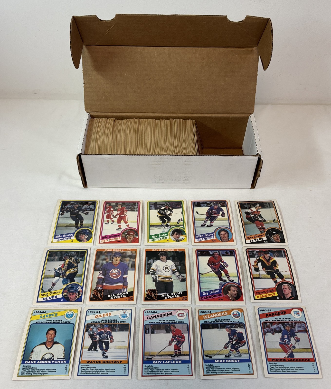 1984-85 O-Pee-Chee OPC hockey STARTER SET 371/396