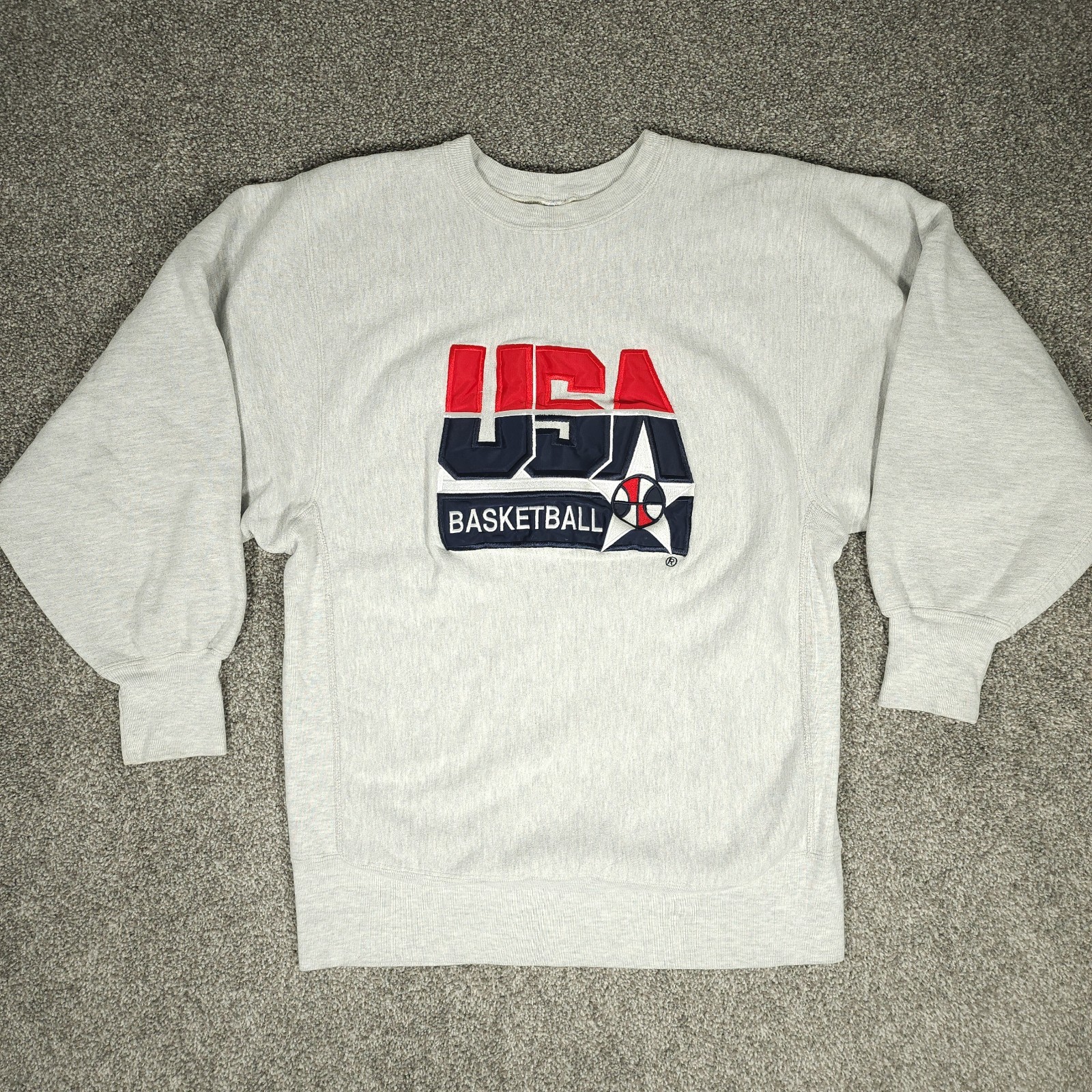 RARE Vintage Champion Reverse Weave USA Basketball Team Crewneck Sweatshirt XL RARE Vintage Champion Reverse Weave USA Basketball Team Crewneck Sweatshirt XL