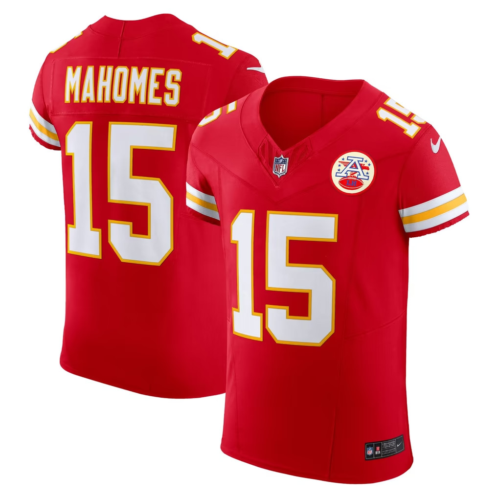 Men's Kansas City Chiefs Patrick Mahomes Nike Red Team Vapor F.U.S.E. Elite Jers Men's Kansas City Chiefs Patrick Mahomes Nike Red Team Vapor F.U.S.E. Elite Jers
