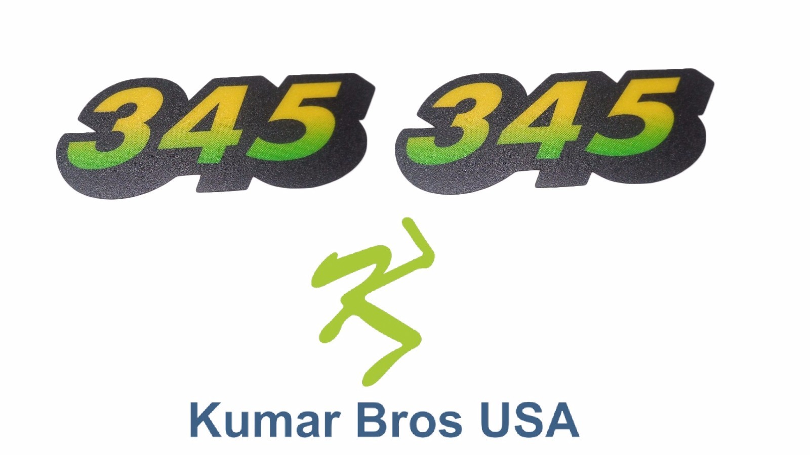 New Lower Hood Set of 2 Decals Replaces M135983 Fits John Deere 345 Up S/N