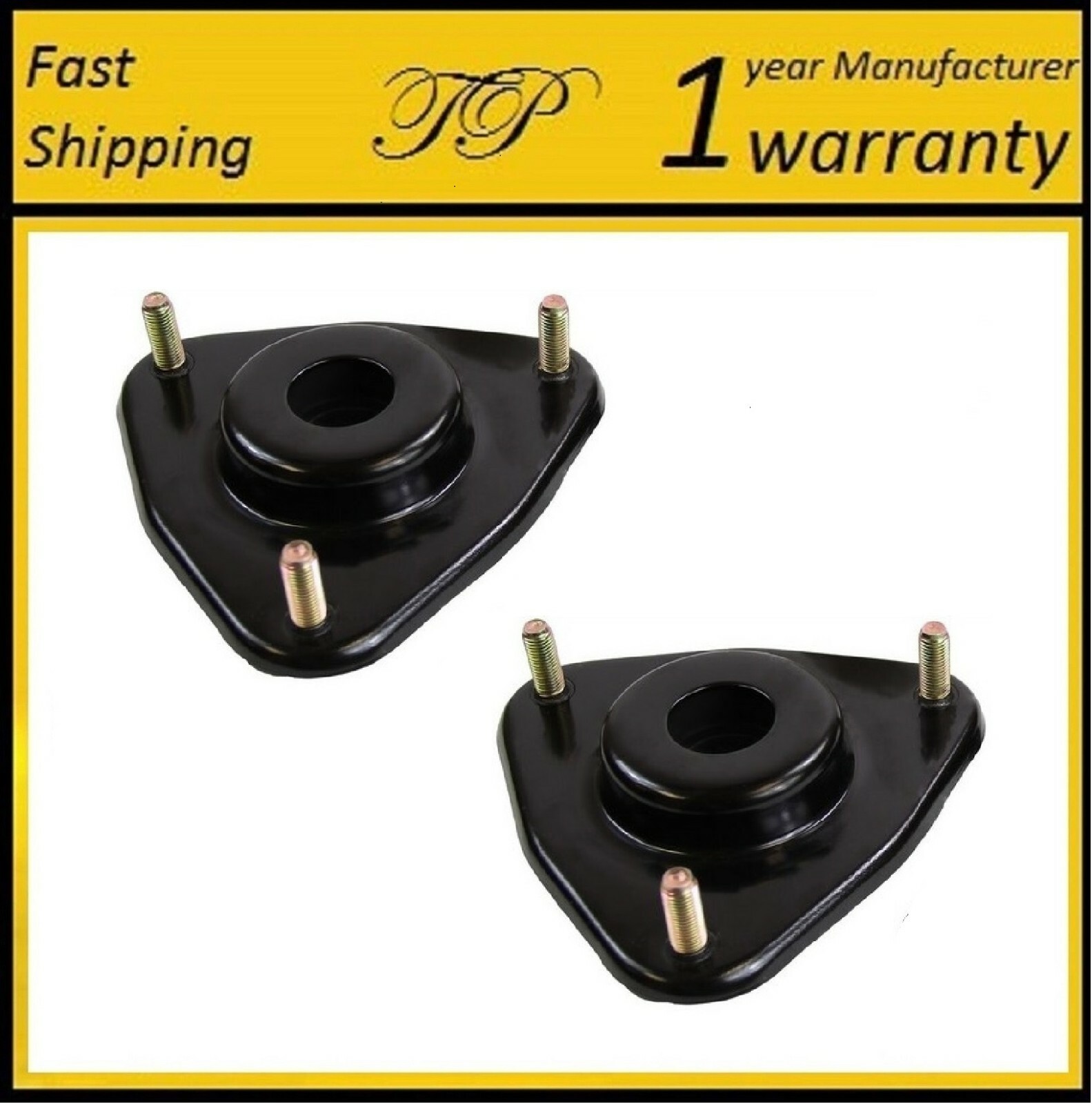 PAIR LEFT & RIGHT FRONT STRUT MOUNT FOR 2002-2005 MITSUBISHI LANCER ES