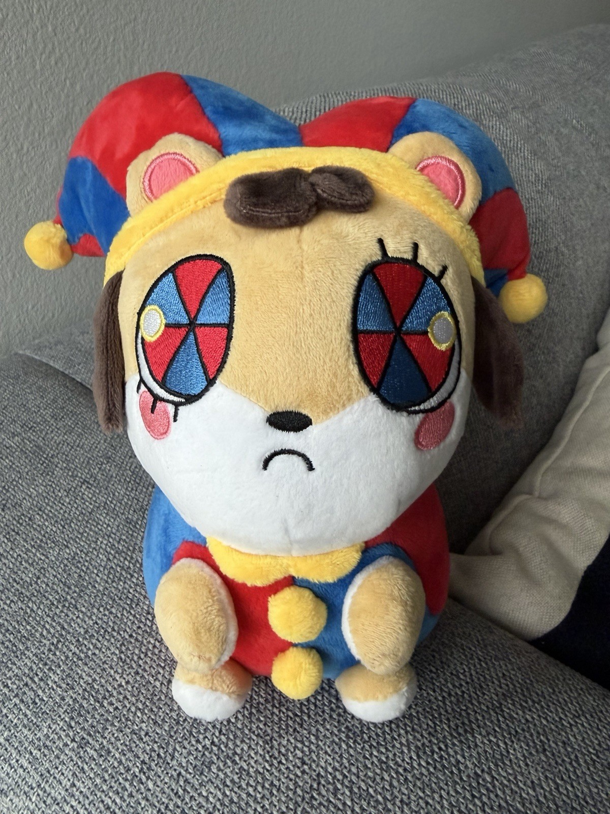 OFFICIAL Amazing Digital Circus Hamster Pomni Plush NWOT Glitch Productions OFFICIAL Amazing Digital Circus Hamster Pomni Plush NWOT Glitch Productions