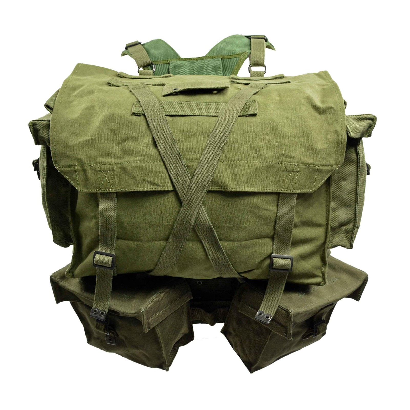 Genuine Dutch Army M58 Webbing Backpack Set Field System Olive