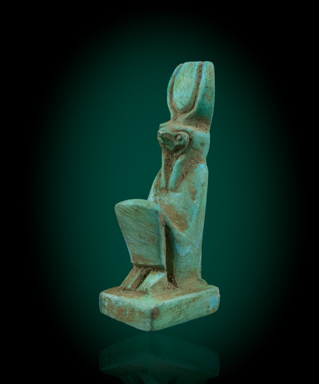 Authentic Ancient Egyptian Rare Horus Falcon God Stone Statue Figure BC