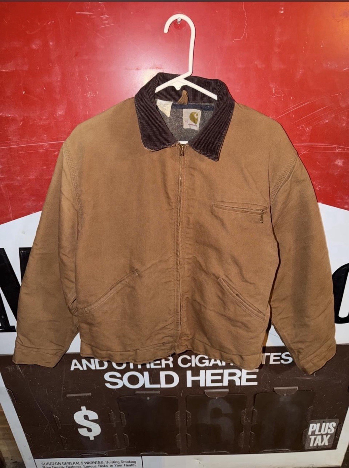 Vintage 1960s Carhartt Jacket 6BLJ Troy Wool Lined