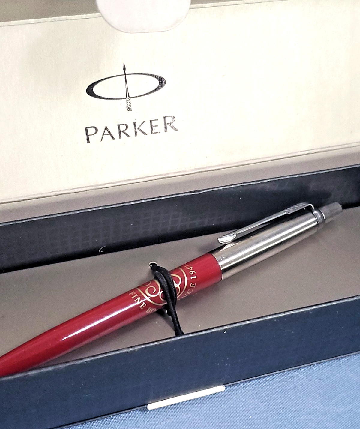 Vintage Folio Society Parker Ballpoint Pen In Case NEW