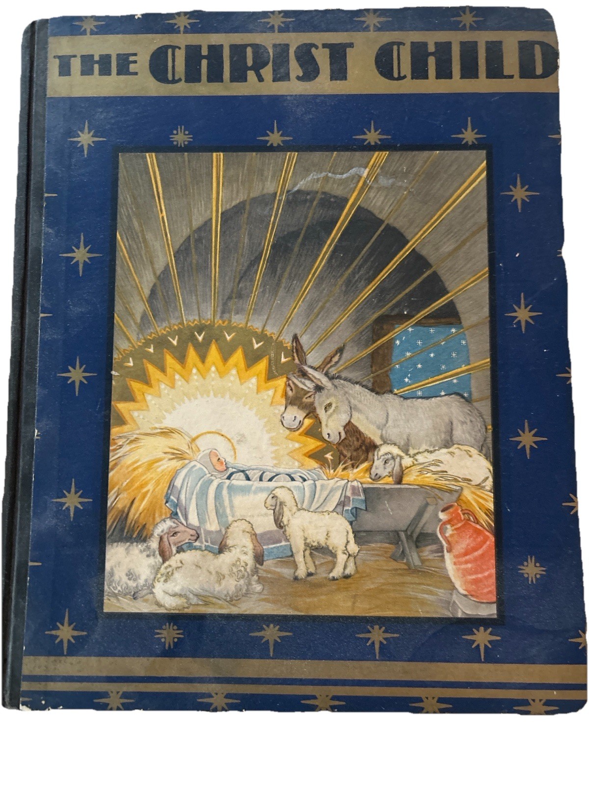 1931 The Christ Child Petersham Childrens Book 1ST EDITION Illustrated Christmas