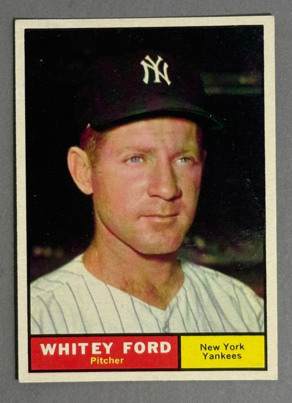1961 Topps #160 Whitey Ford New York Yankees. Gorgeous VGEX 1961 Topps #160 Whitey Ford New York Yankees. Gorgeous VGEX