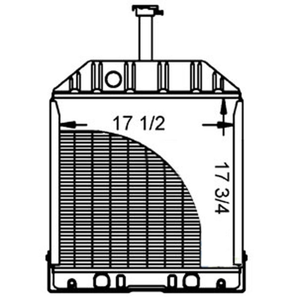 219860 Northern Radiator Fits Ford/New Holland MODELS 550, 555, 555A, 555B