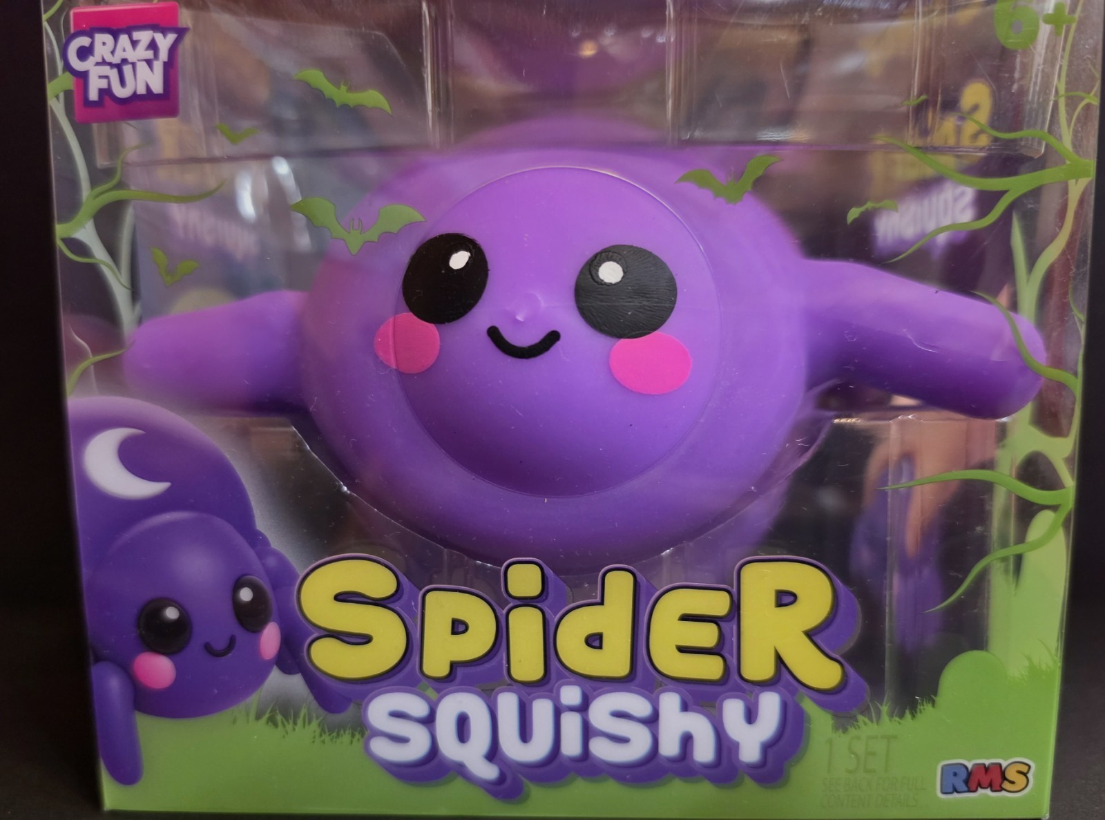 NEW RMS CRAZY FUN SPIDER Squishy Purple Halloween Sensory/Stress Toy NIB 🕸️ NEW RMS CRAZY FUN SPIDER Squishy Purple Halloween Sensory/Stress Toy NIB 🕸️