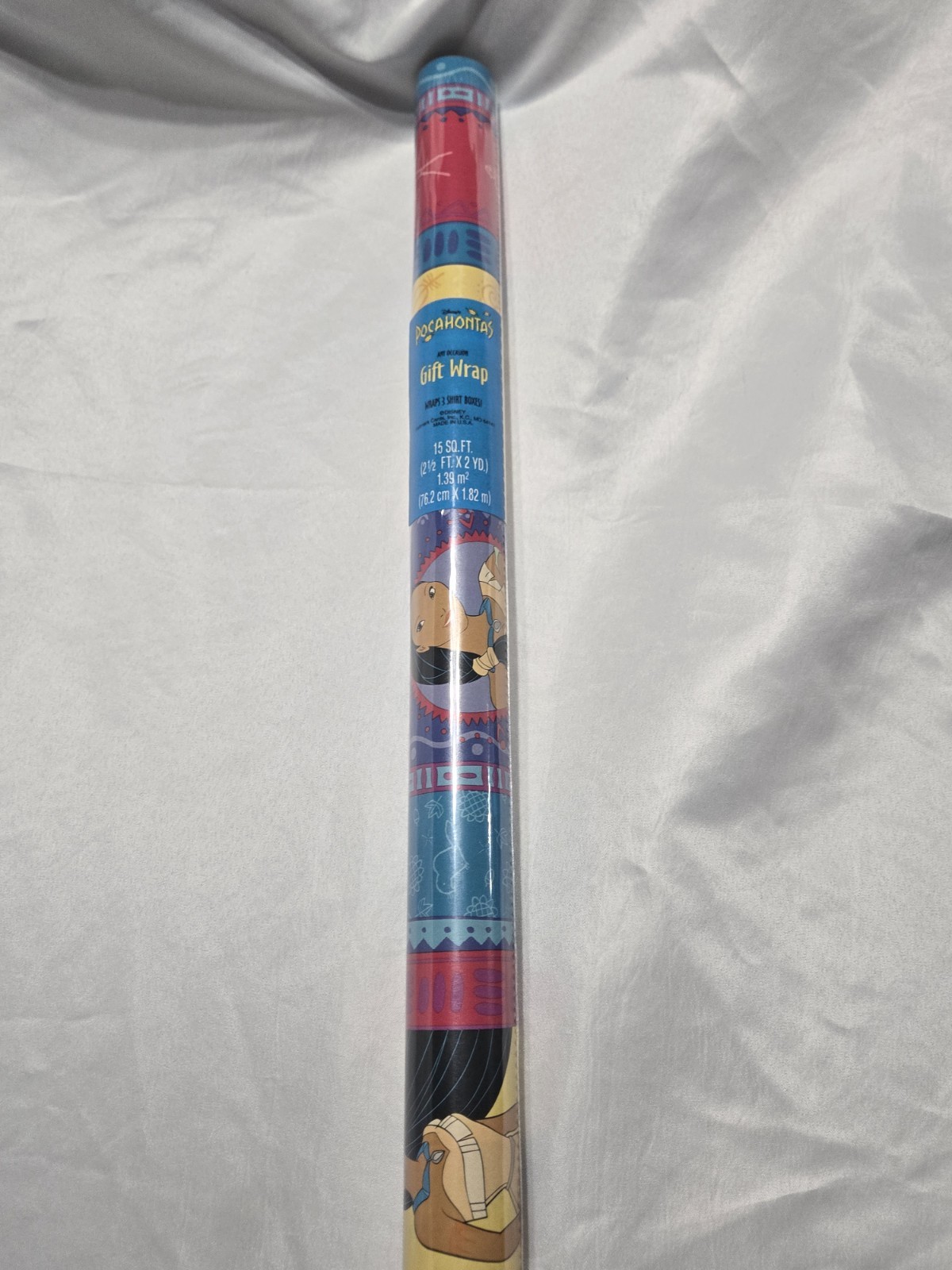 Vtg 1990s Disney Pocahontas Wrapping Paper NOS Sealed 15 Sq Ft Nostalgia 90s Vtg 1990s Disney Pocahontas Wrapping Paper NOS Sealed 15 Sq Ft Nostalgia 90s