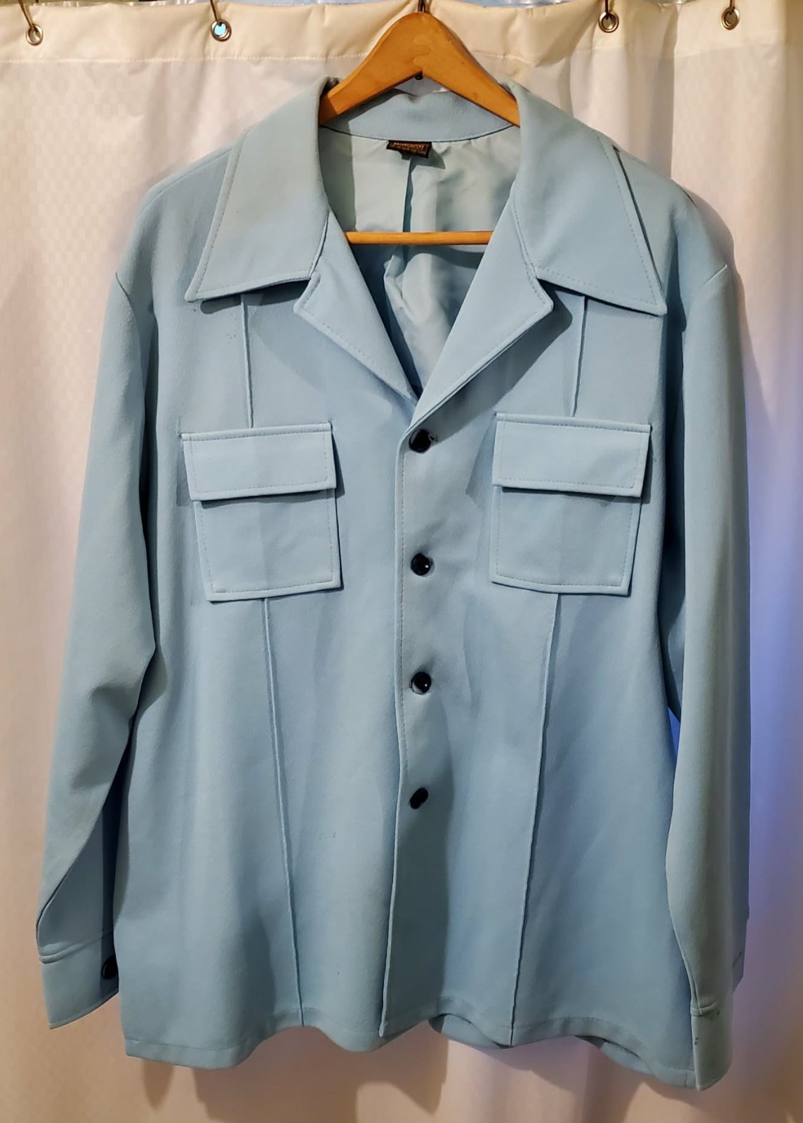 Haband Leisure Suit ( 50 / XXL) - 70s Cool - Light Blue - stains -