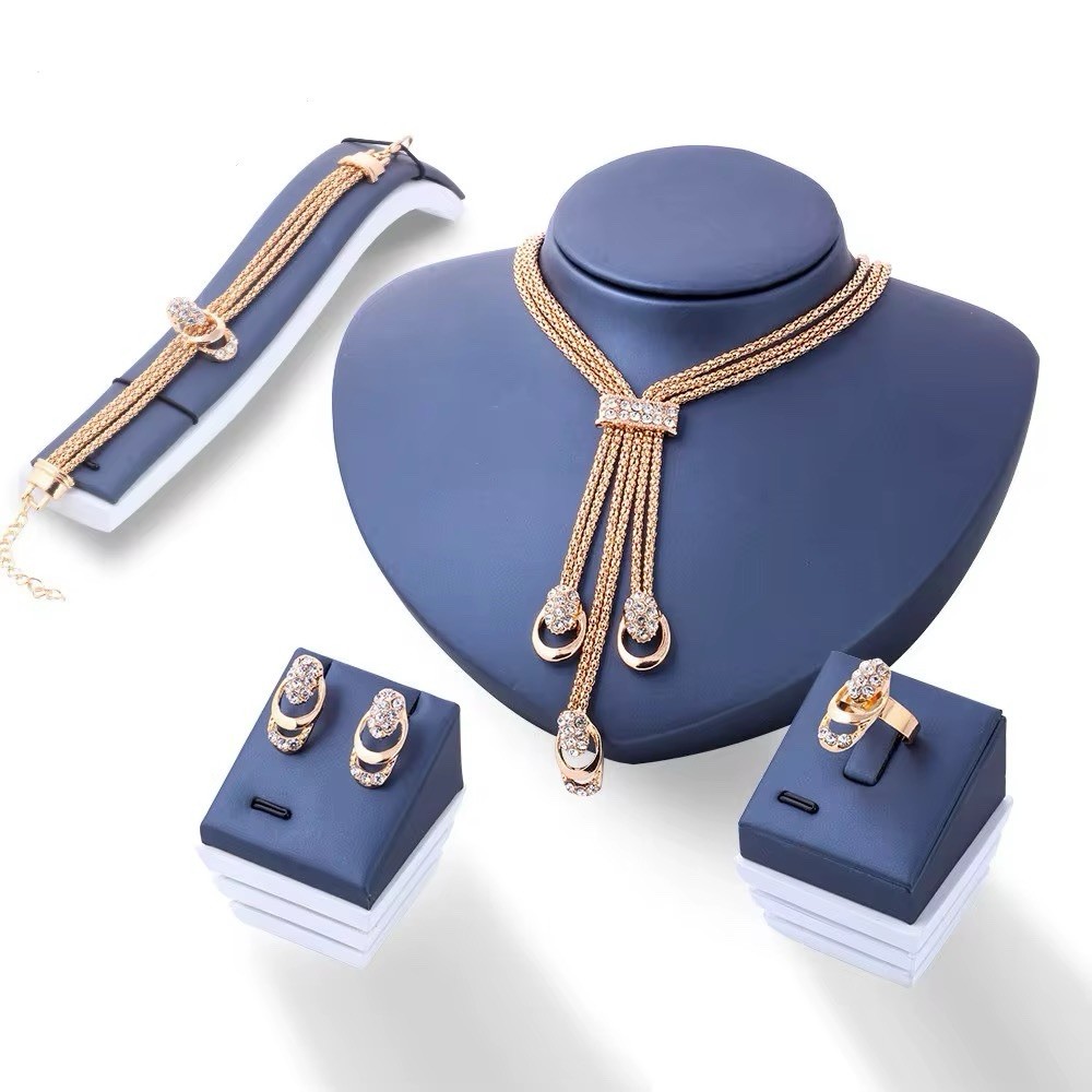 5pcs Women Luxury Fashion Jewelry Set 5pcs Women Luxury Fashion Jewelry Set