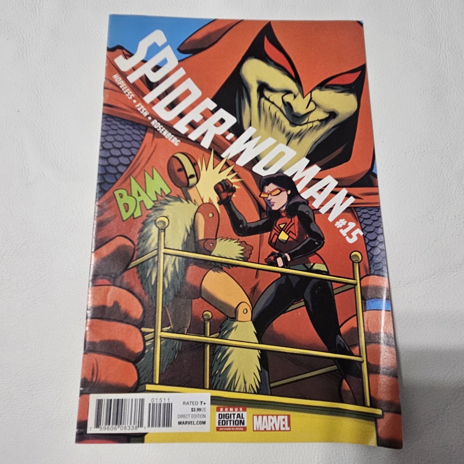 Spider-Woman #15 Marvel Comics 2017 Jessica Drew Dennis Hopeless Direct Edition